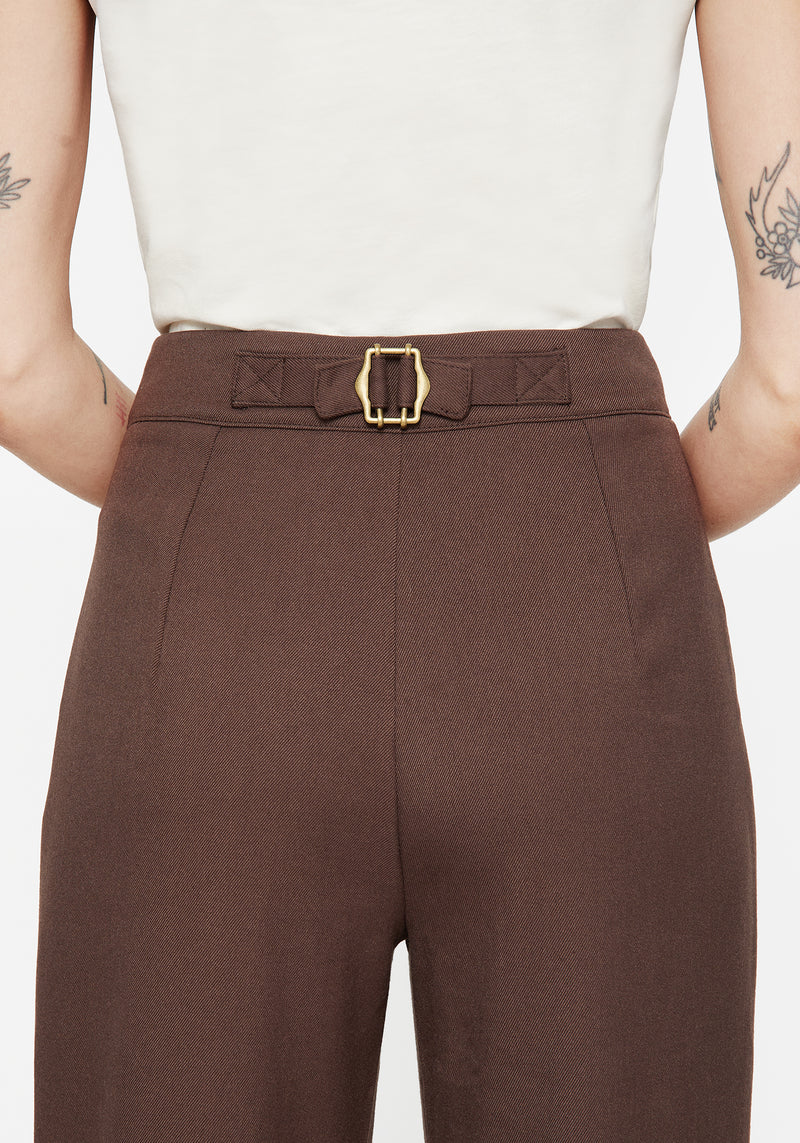 Marwood Acorn Embroidered Button Up Waist Balloon Trouser