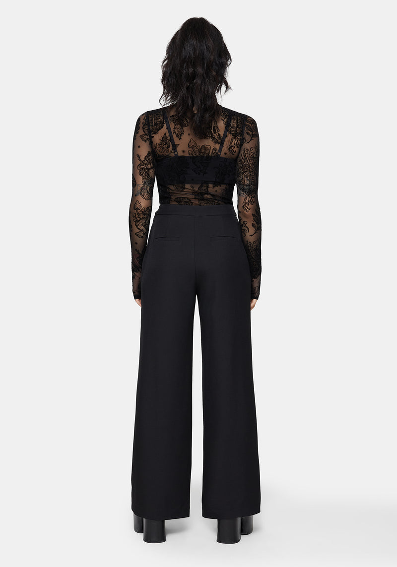Iris Celestial Side Button Tailored Trousers