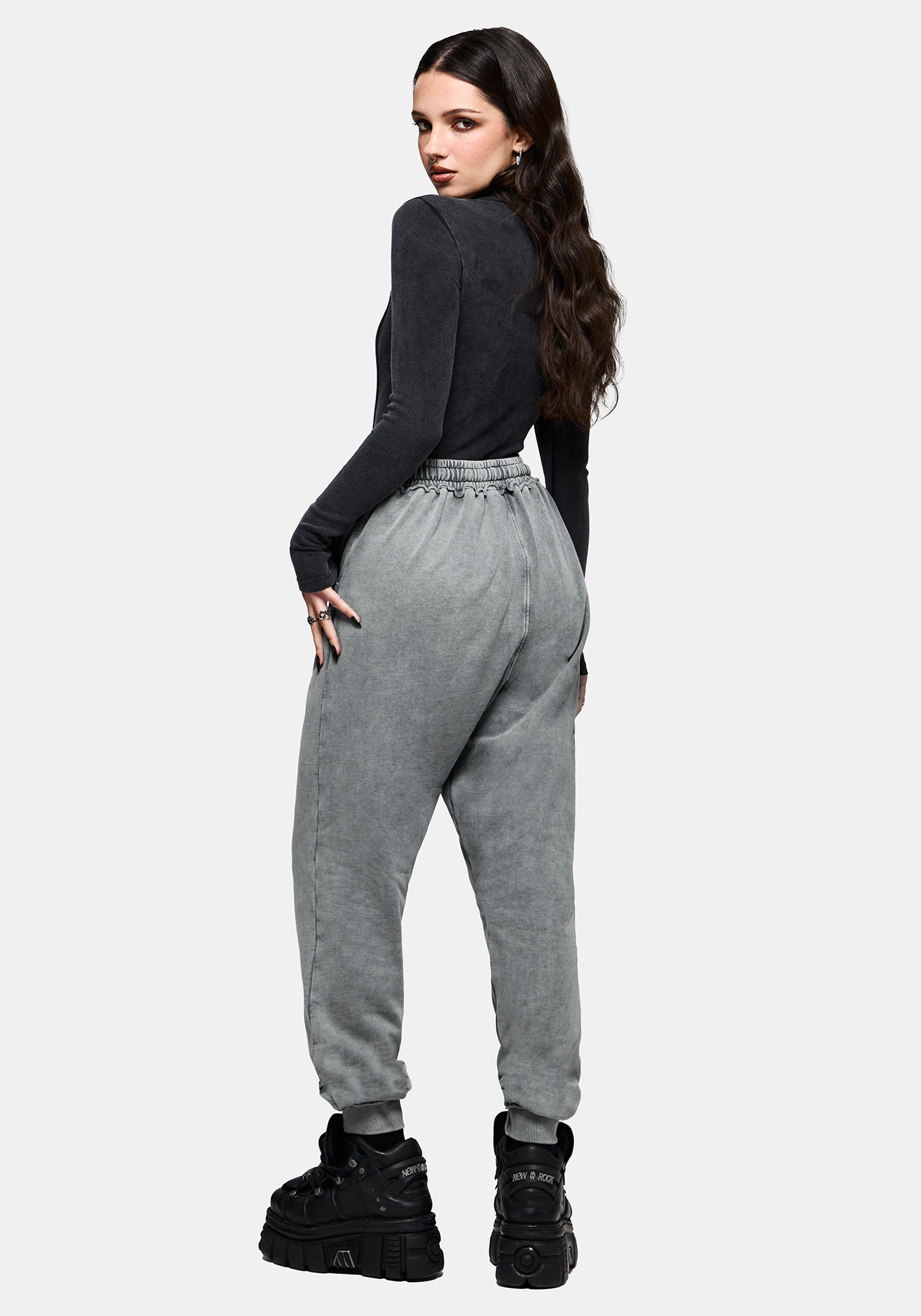 Sylph Fallen Dove Embroidered Cuffed Jogger