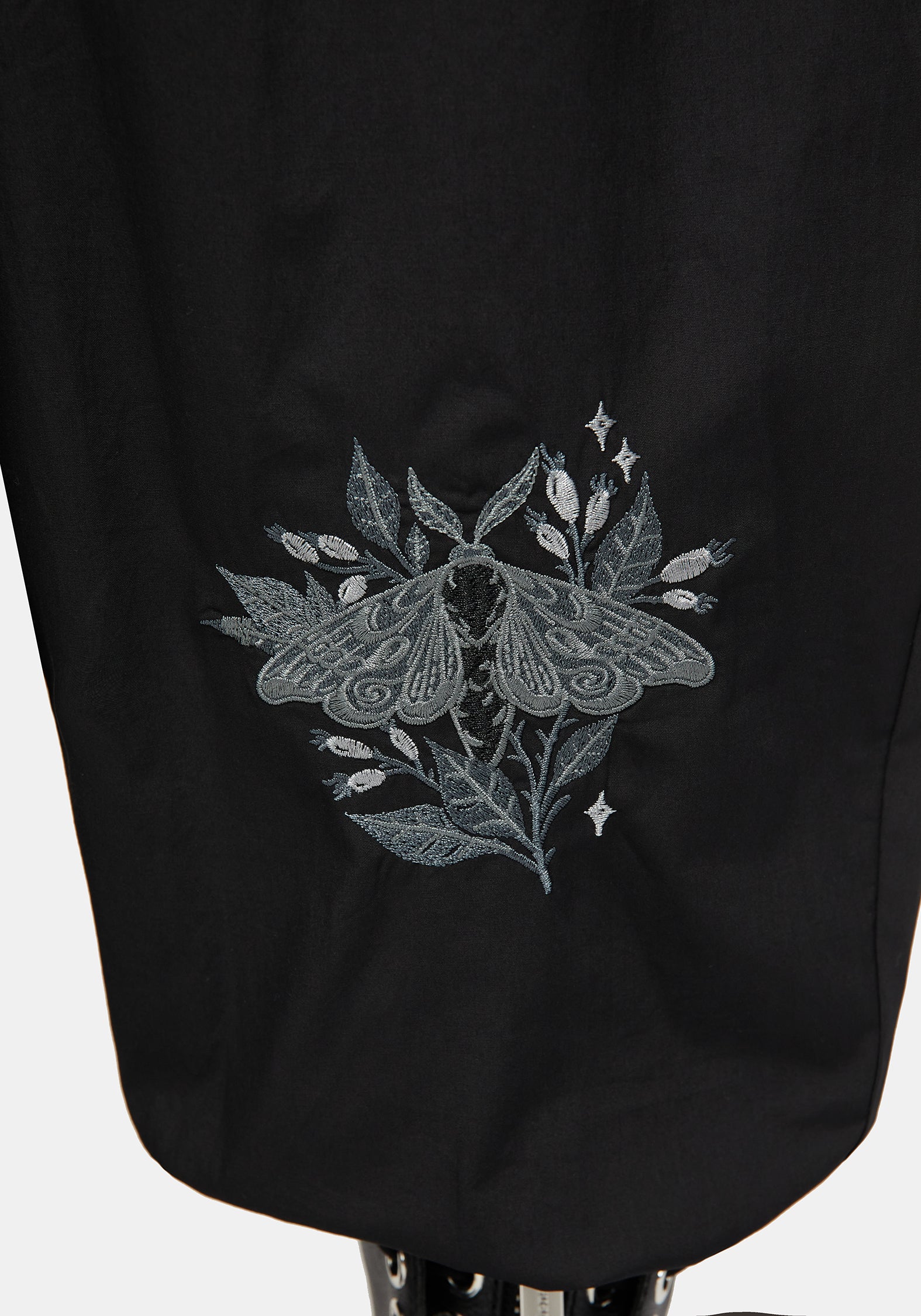 Nirah Embroidered Black Balloon Trouser
