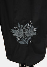 Nirah Embroidered Black Balloon Trouser