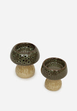 Nettunu Mushroom Tealight Holder (2 Piece Set)
