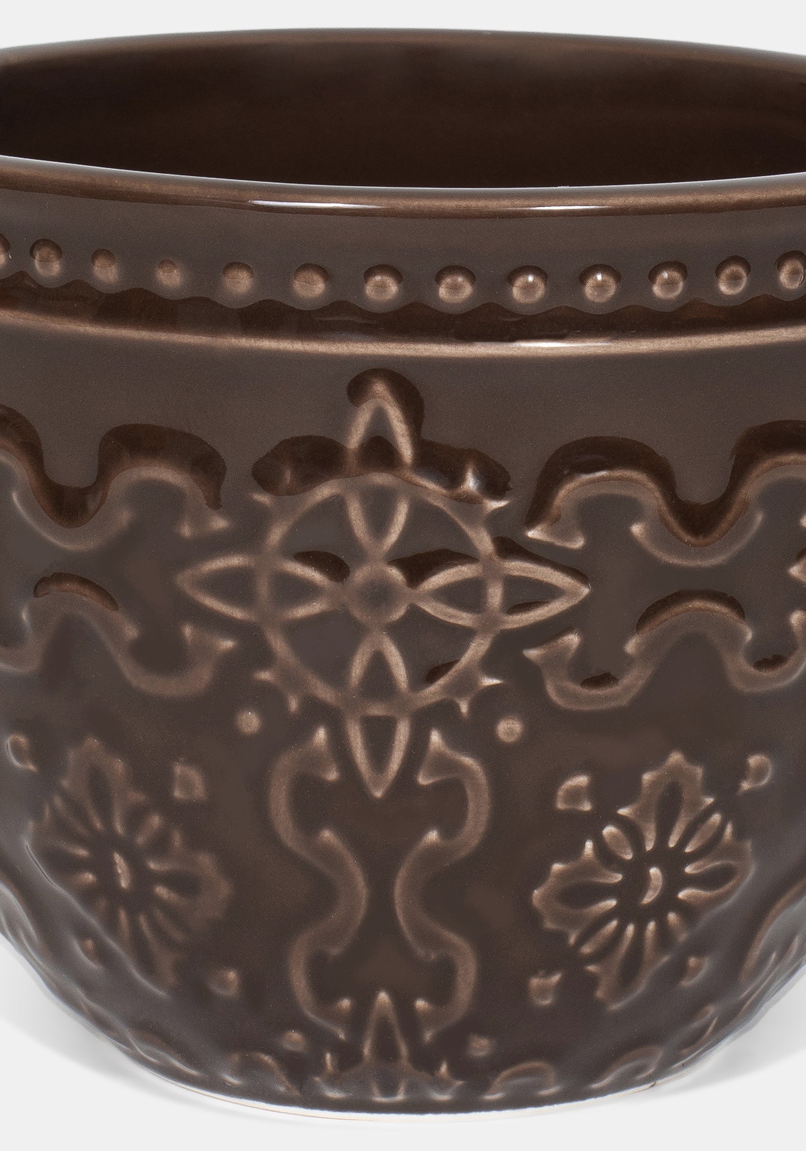 Ashwyn Witches Tile Debossed Mug - Brown