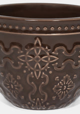 Ashwyn Witches Tile Debossed Mug - Brown