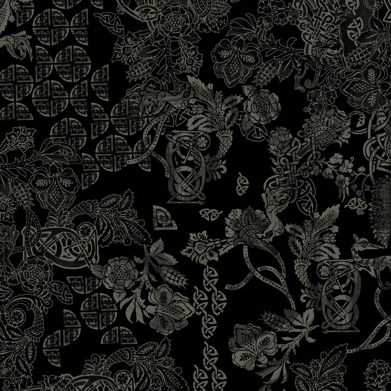 Surge Celtic Print Wrap Mini Dress