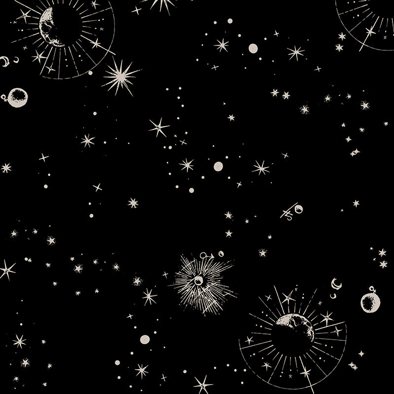 Comet Celestial Printed Handkerchief Hem Mini Dress