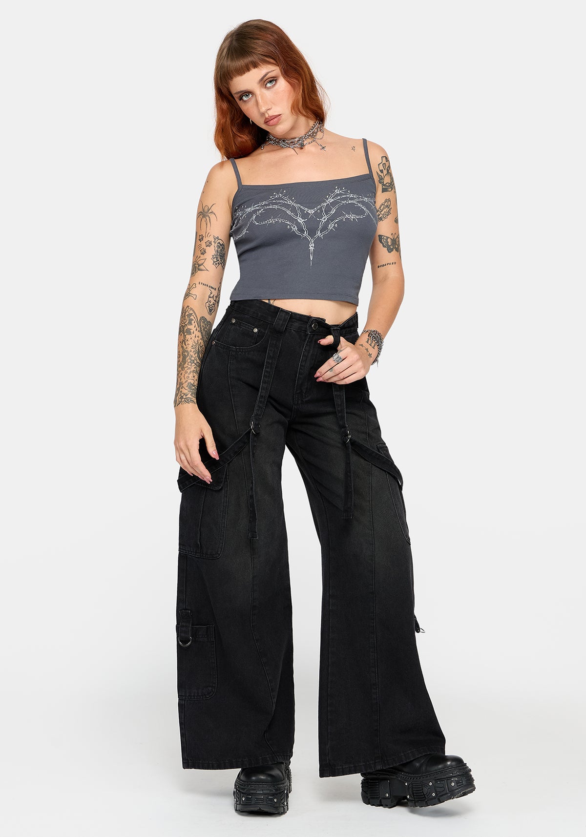 Rae Utility Relaxed Wide Leg Jean