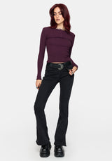Ardian Seam Low Rise Kick Flare Jean