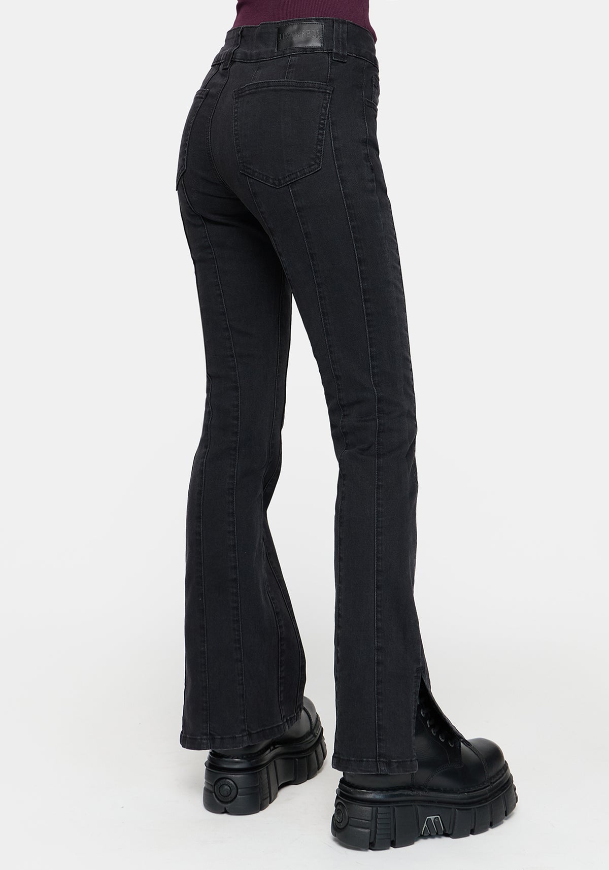 Ardian Seam Low Rise Kick Flare Jean