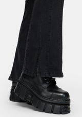 Ardian Seam Low Rise Kick Flare Jean