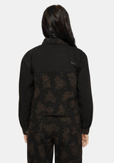 Hexborn Baba Yaga Printed Spliced Denim Jacket