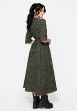 Taddea Cotton Button Up Midaxi Dress