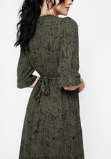 Taddea Cotton Button Up Midaxi Dress