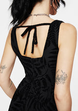 Lunafern Fern Print Cami Midaxi Dress