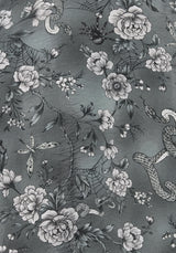 Meadow Floral Serpent Print Midaxi Skirt