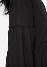 Marigold Cotton Button Up Smock Mini Dress