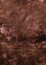 Serenade High Neck Ruched Floral Midaxi Dress