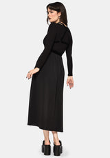 Torrent Button Up Midi Dress