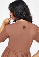 Griffinfly Cotton Embroidered Jersey Mini Skater Dress