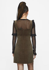 Griffinfly Embroidered Cord Mini Dress