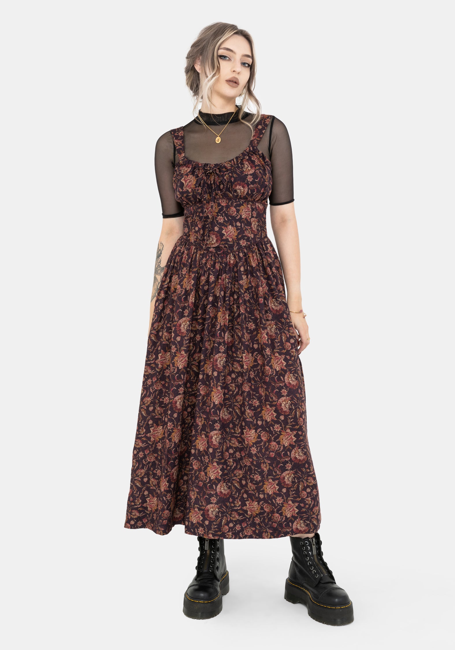 Skye Shirred Back Midaxi Dress