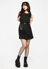 Ziggy Check Button Up Mini Dress