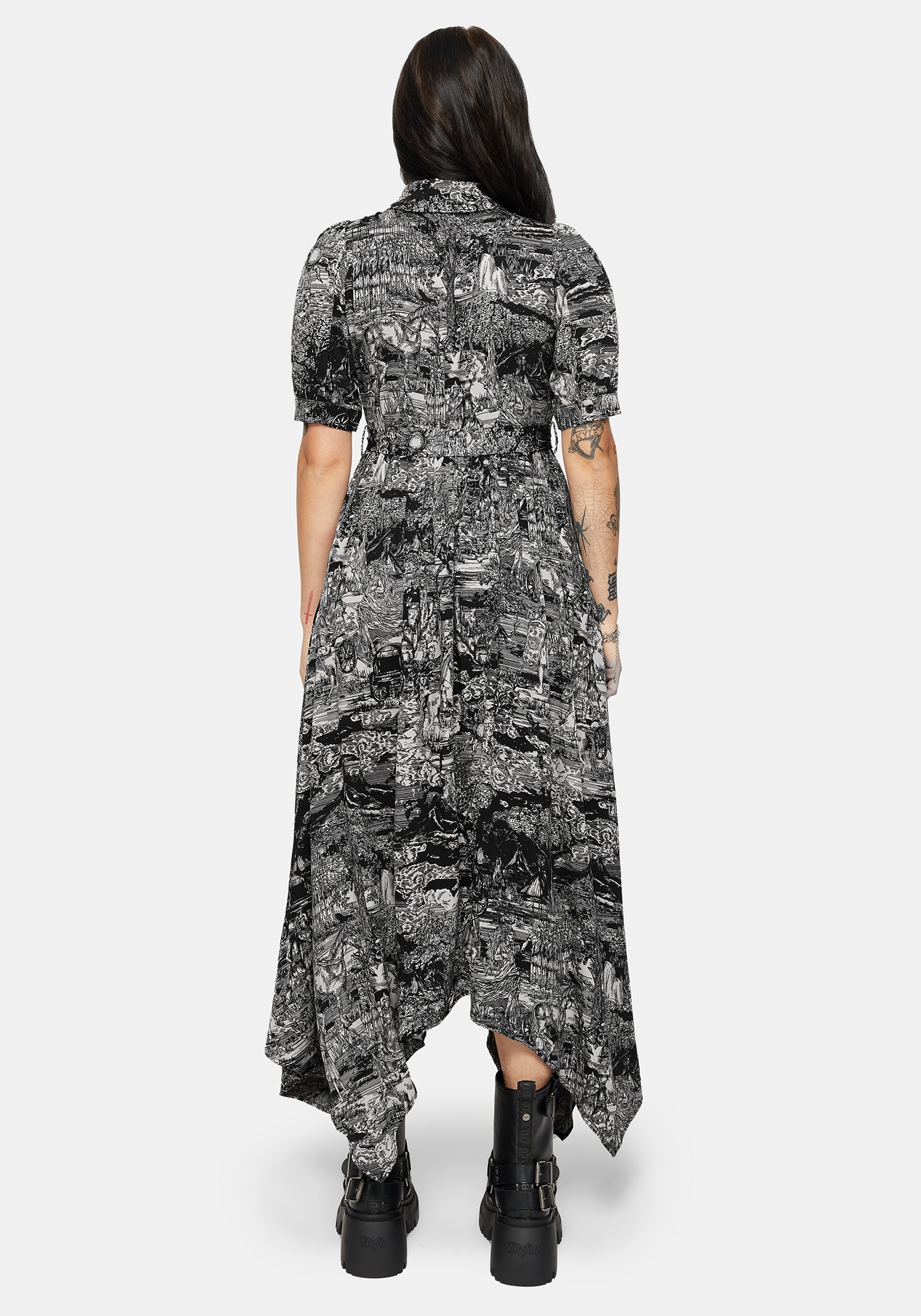 Nara Boudicca Printed Midaxi Dress