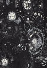 Elise Celestial Print Puff Sleeve Midaxi Shirt Dress UK 10