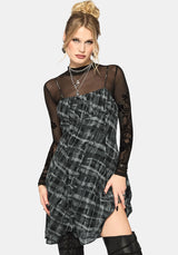 Rhoswen Checked Cami Mini Dress UK 10