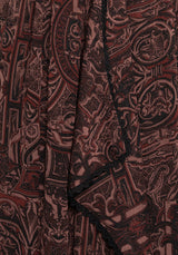 Kells Frilly Sleeve Lace Trim Midaxi Dress