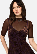 Sienna Devore Hanky Hem Cami Mini Dress