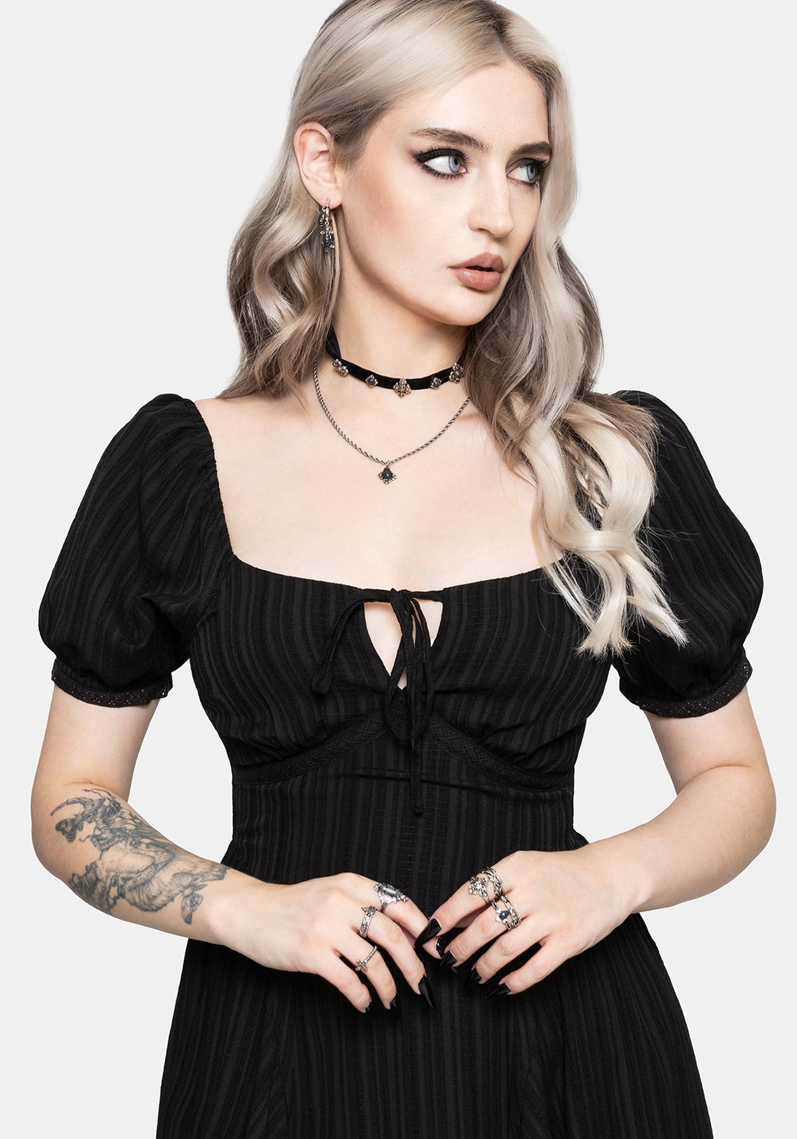 Fenella Keyhole Midi Dress
