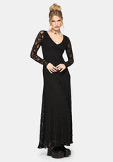 Stray Lace Long Sleeve Gown