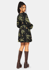 Cimora Dandelion Print Mini Dress