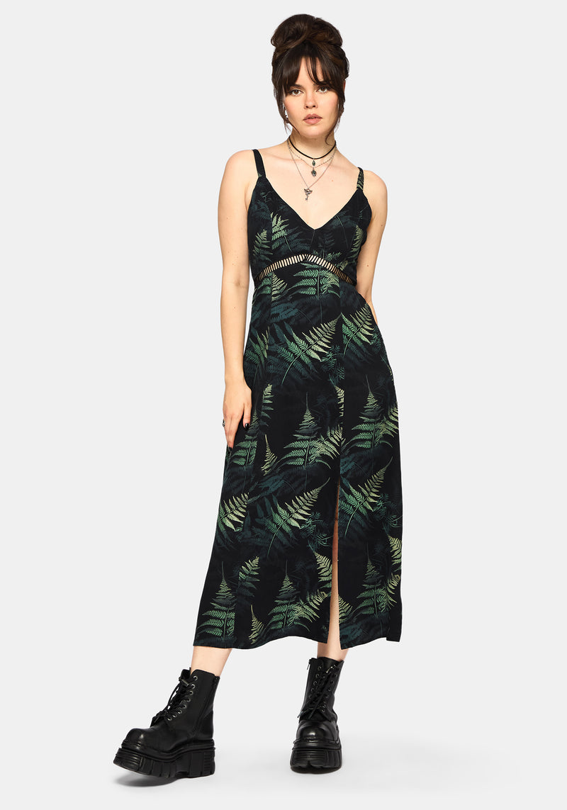 Fernery Printed Midaxi Cami Dress