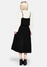 Genevra Embroidered Overlay Midi Dress UK 6