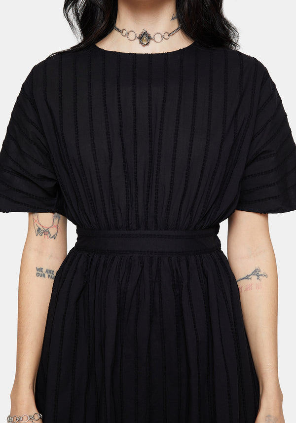 Blythe Cotton Tie Back Mini Dress