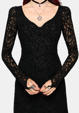 Neve Puff Sleeve Lace Midaxi Dress
