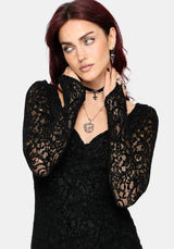 Neve Puff Sleeve Lace Midaxi Dress