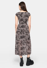 Juniper Ruched Mesh Midaxi Dress