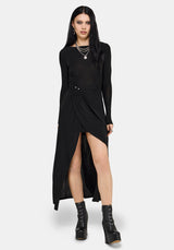 Bellamira Ring Waist Midaxi Dress UK 6