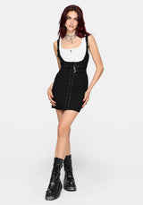 Rebekkah Underbust Lace Up Buckle Pini Dress