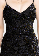 Zavelle Fixed Wrap Trim Detail Maxi Dress UK 6