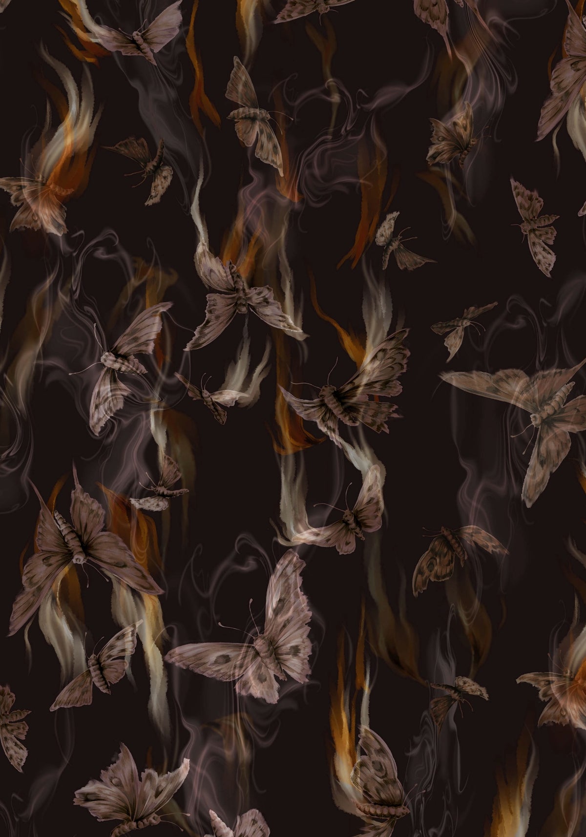 Ember Moth Cinch Waist Chiffon Shirt