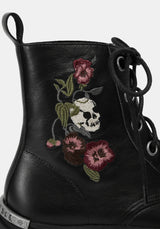 Drunella Embroidered Leather Boots UK 6