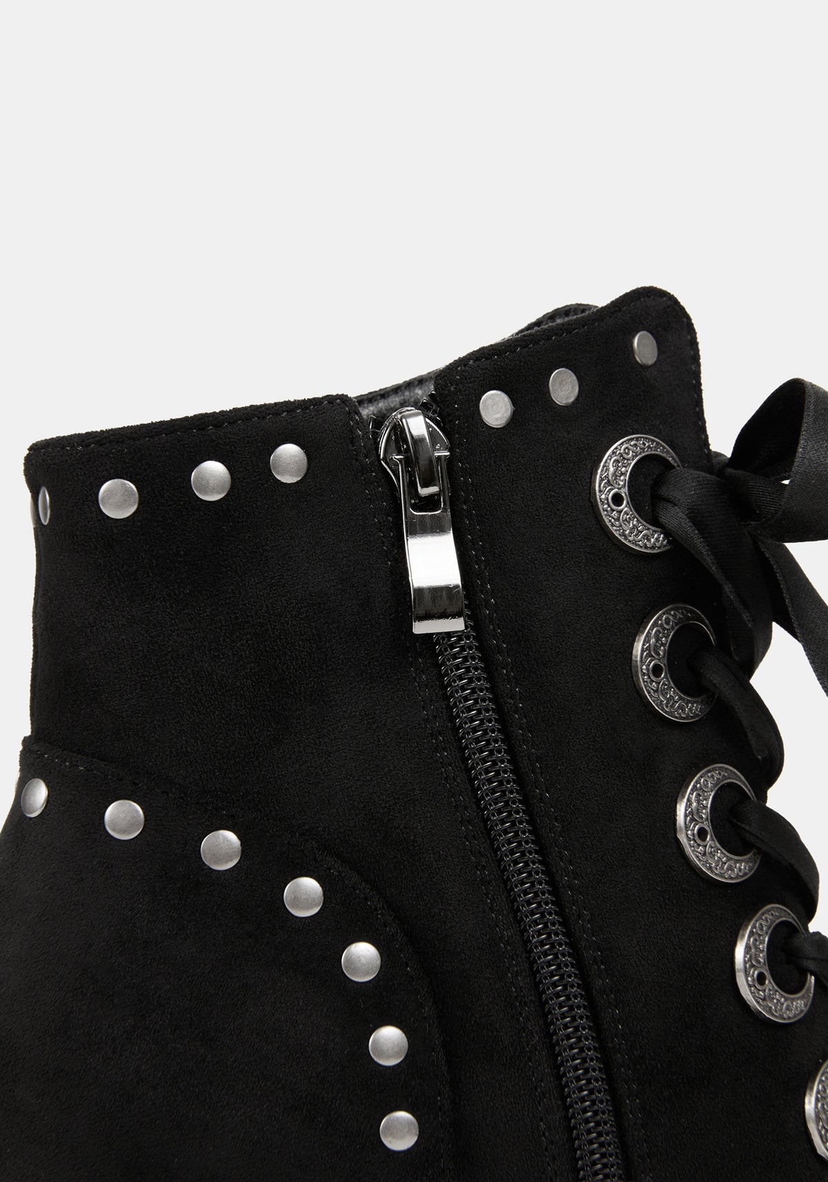 Morvella Pointed Studded Boots UK 6