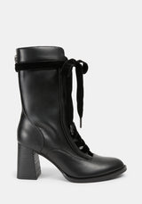 Lileena Heeled Lace Up Boots UK 6