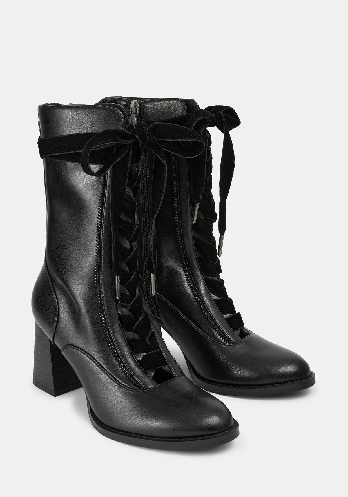 Lileena Heeled Lace Up Boots UK 6