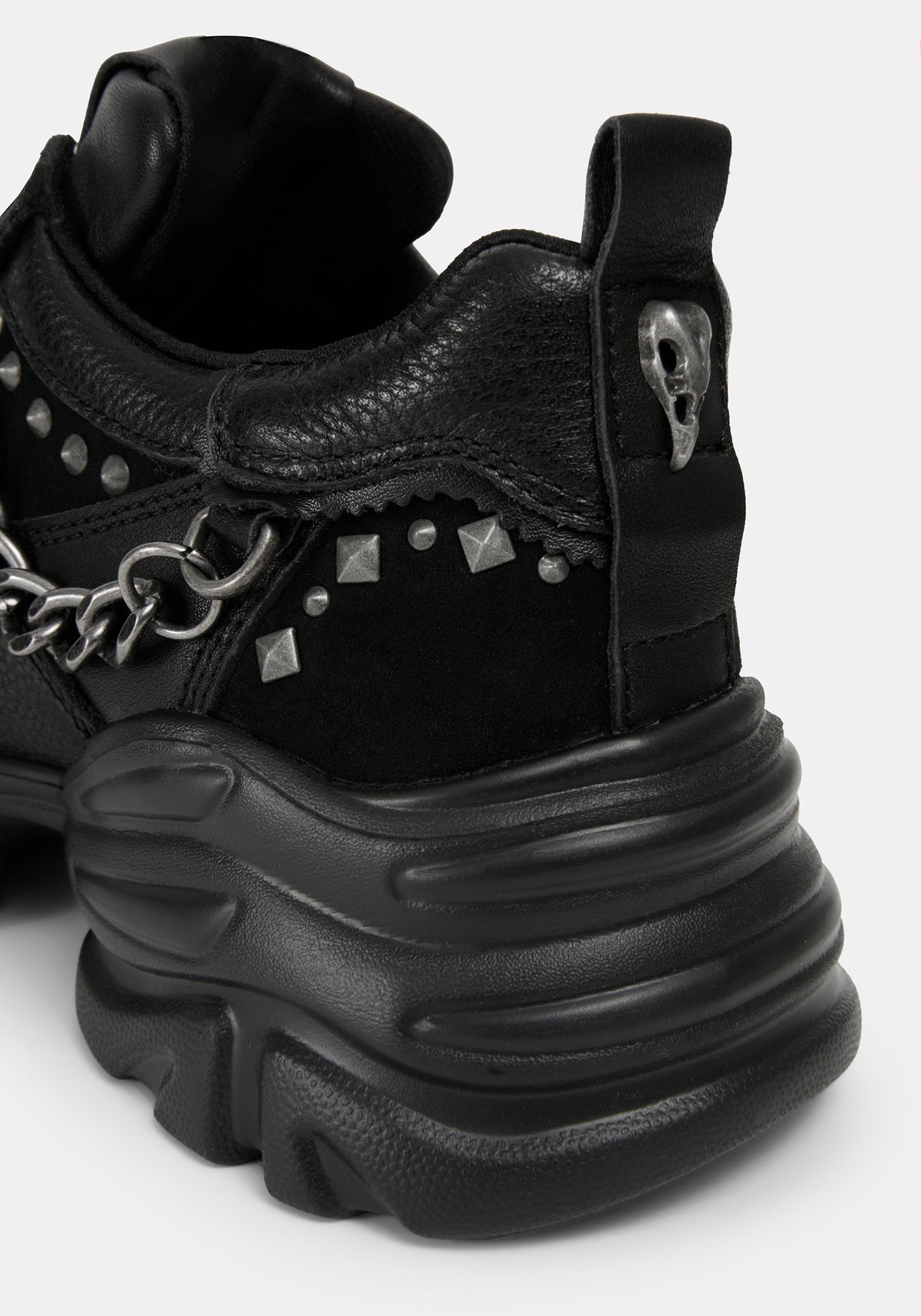 Vornex Studded Leather Trainers