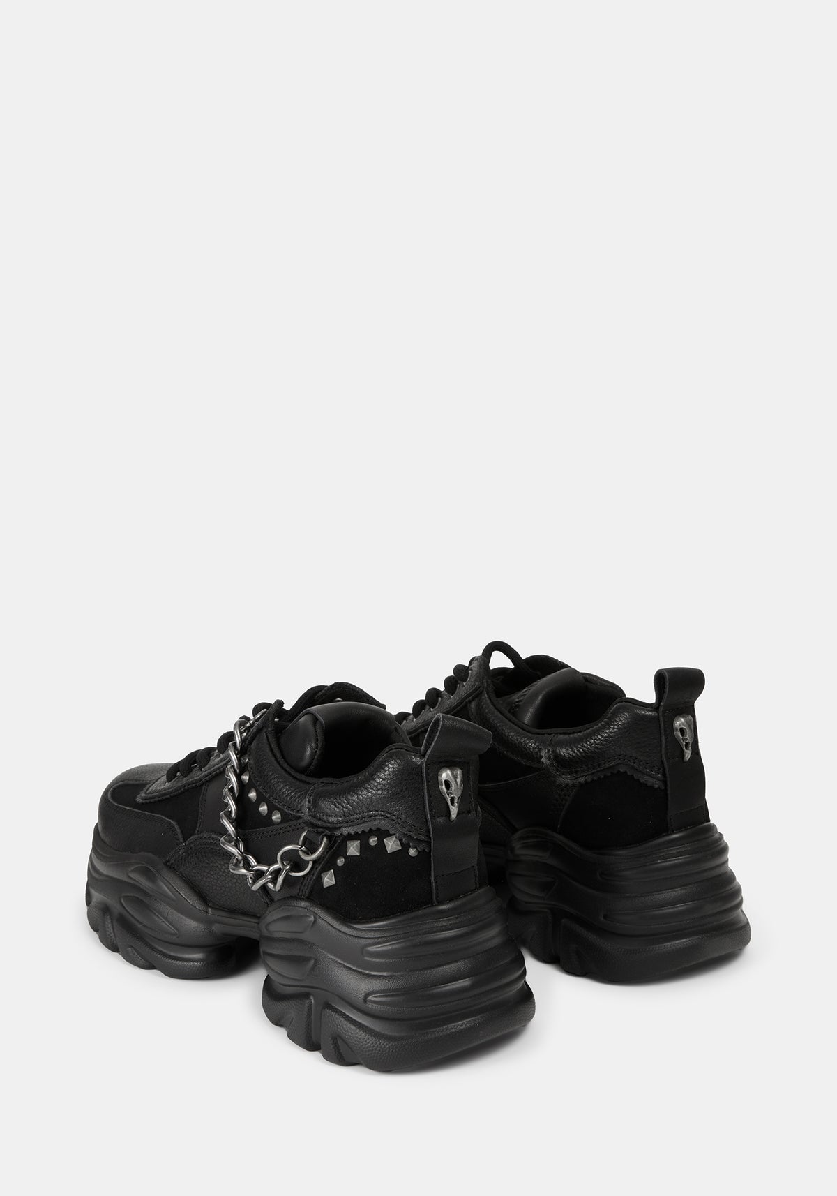Vornex Studded Leather Trainers